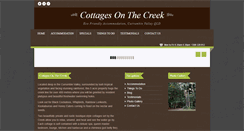 Desktop Screenshot of cottagesonthecreek.com.au